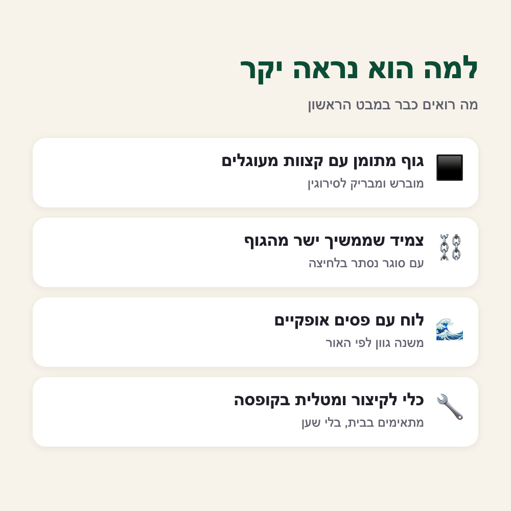 שעון ספורט אלגנט לגבר Atlas 613 – למה הוא נראה יקר